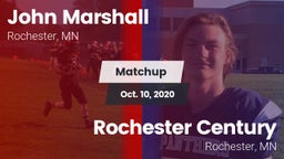 Matchup: John Marshall vs. Rochester Century  2020
