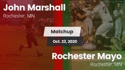 Matchup: John Marshall vs. Rochester Mayo  2020