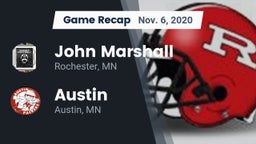Recap: John Marshall  vs. Austin  2020