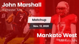 Matchup: John Marshall vs. Mankato West  2020