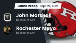 Recap: John Marshall  vs. Rochester Mayo  2021