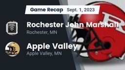 Recap: Rochester John Marshall  vs. Apple Valley  2023