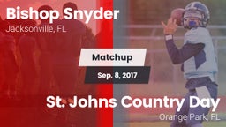 Matchup: Bishop Snyder High vs. St. Johns Country Day 2017
