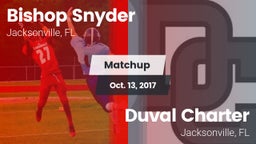 Matchup: Bishop Snyder High vs. Duval Charter  2017