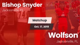 Matchup: Bishop Snyder High vs. Wolfson  2019