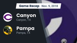 Recap: Canyon  vs. Pampa  2018