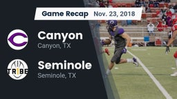 Recap: Canyon  vs. Seminole  2018