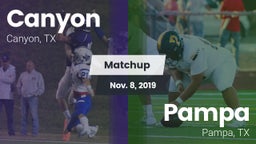 Matchup: Canyon  vs. Pampa  2019