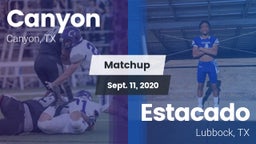 Matchup: Canyon  vs. Estacado  2020
