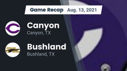 Recap: Canyon  vs. Bushland  2021