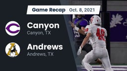 Recap: Canyon  vs. Andrews  2021
