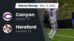 Recap: Canyon  vs. Hereford  2021