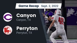 Recap: Canyon  vs. Perryton  2022