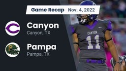 Recap: Canyon  vs. Pampa  2022
