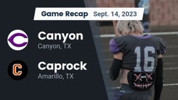 Recap: Canyon  vs. Caprock  2023