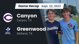 Recap: Canyon  vs. Greenwood   2023