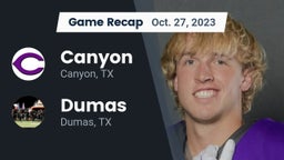Recap: Canyon  vs. Dumas  2023