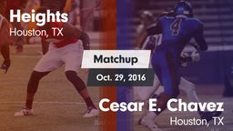 Matchup: Heights  vs. Cesar E. Chavez  2016