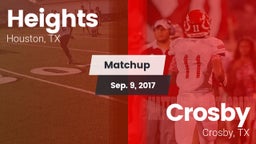 Matchup: Heights  vs. Crosby  2017