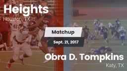Matchup: Heights  vs. Obra D. Tompkins  2017