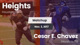 Matchup: Heights  vs. Cesar E. Chavez  2017