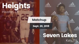 Matchup: Heights  vs. Seven Lakes  2018