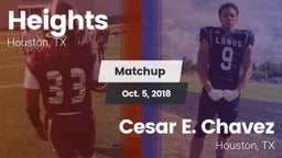 Matchup: Heights  vs. Cesar E. Chavez  2018
