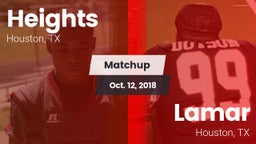 Matchup: Heights  vs. Lamar  2018