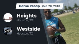 Recap: Heights  vs. Westside  2018