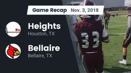 Recap: Heights  vs. Bellaire  2018