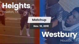 Matchup: Heights  vs. Westbury  2018