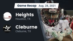 Recap: Heights  vs. Cleburne  2021