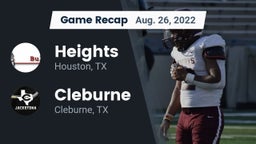 Recap: Heights  vs. Cleburne  2022