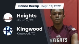 Recap: Heights  vs. Kingwood  2022