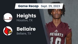 Recap: Heights  vs. Bellaire  2023
