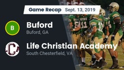 Recap: Buford  vs. Life Christian Academy  2019