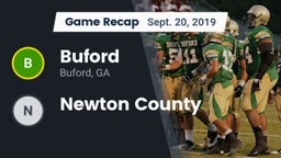 Recap: Buford  vs. Newton County  2019