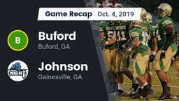 Recap: Buford  vs. Johnson  2019