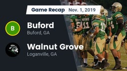 Recap: Buford  vs. Walnut Grove  2019