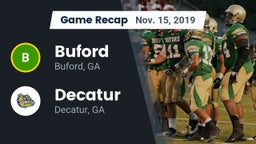 Recap: Buford  vs. Decatur  2019