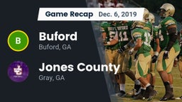 Recap: Buford  vs. Jones County  2019