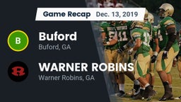 Recap: Buford  vs. WARNER ROBINS  2019