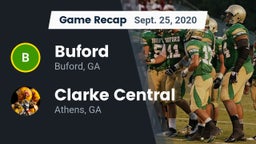Recap: Buford  vs. Clarke Central  2020