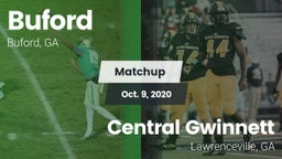 Matchup: Buford  vs. Central Gwinnett  2020