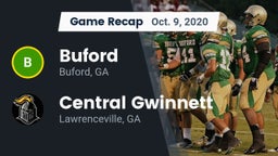 Recap: Buford  vs. Central Gwinnett  2020