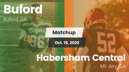 Matchup: Buford  vs. Habersham Central 2020