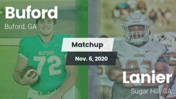 Matchup: Buford  vs. Lanier  2020