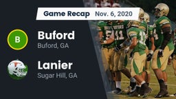 Recap: Buford  vs. Lanier  2020