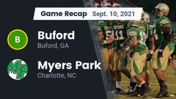 Recap: Buford  vs. Myers Park  2021