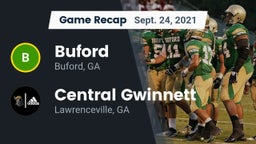 Recap: Buford  vs. Central Gwinnett  2021
